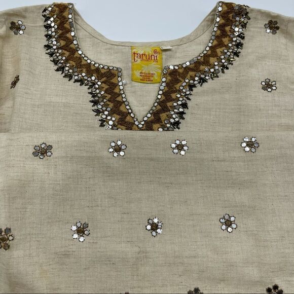 Taruni Indian Style Tunic Dress Sz M - Picture 10 of 16